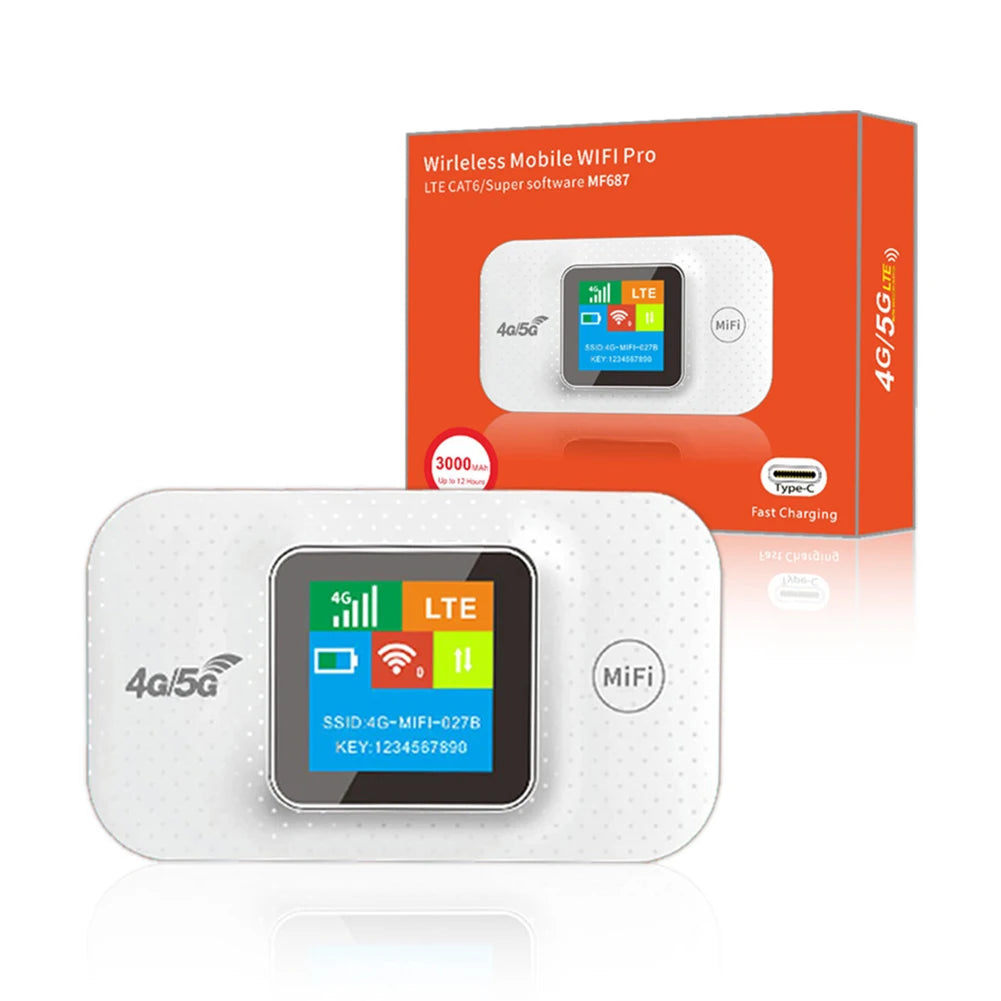 📡 4G LTE Mini WiFi Router 🔋 Portable Hotspot with SIM Slot | 150Mbps