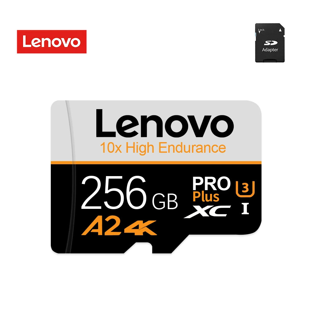 Lenovo Micro SD Card ⚡ | 2TB–128GB, Class 10 V60 A2 for Phone, Camera & Switch