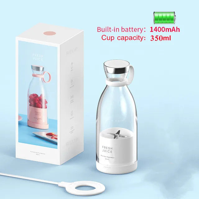 Portable USB Electric Juicer 🍹 | Mini Blender for Smoothies & Shakes