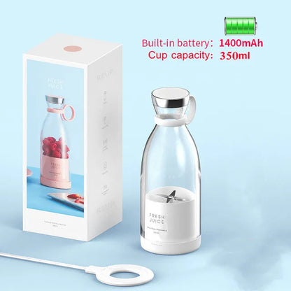 Portable USB Electric Juicer 🍹 | Mini Blender for Smoothies & Shakes