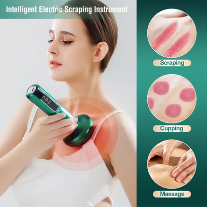 Guam Sha Massager with Electric Suction & Heat 💆‍♂️ | Anti-Cellulite & Pain Relief 🔥