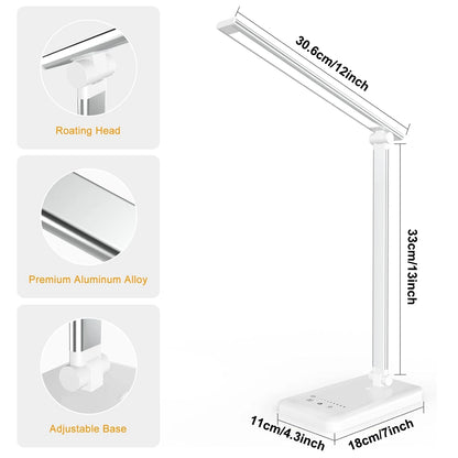 🔆 LED Table Lamp | 5 Lighting Modes | Smart Touch