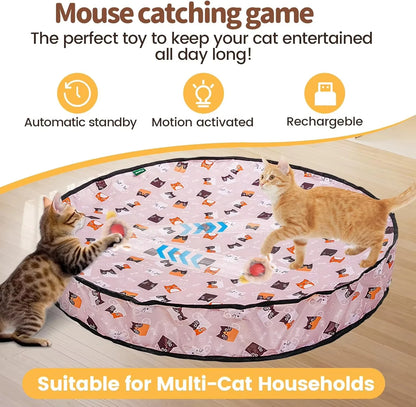 🐱 Smart Interactive Cat Toy Ball –  Motion Activated 🎮 Hide & Seek Fun   Indoor Play