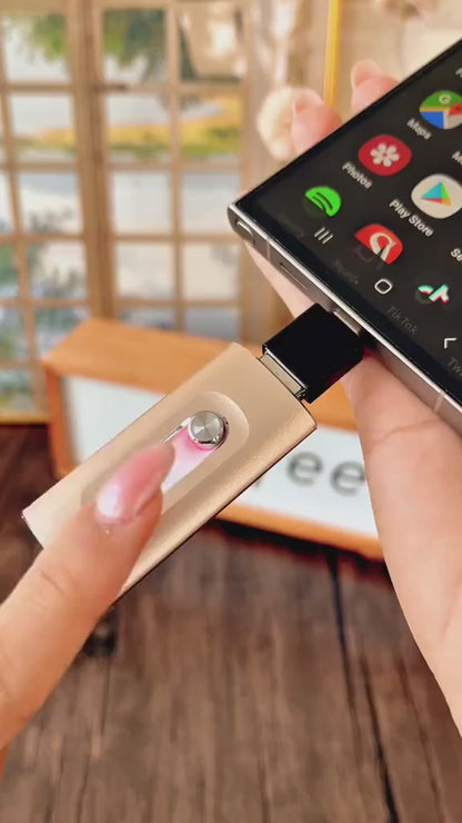 MF23D 3-in-1 USB 3.0 Flash Drive for iPhone, Android & Type-C 🔥